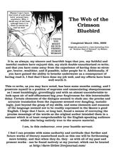 The Web of the Crimson Bluebird [English Rewrite] [Newdog15]-
