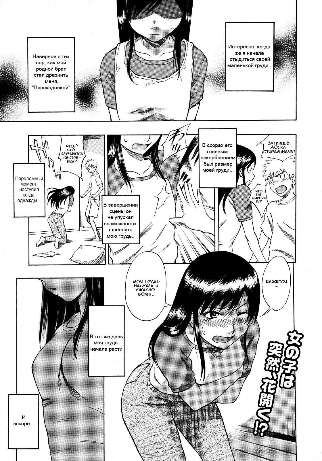 [Shiden Akira] Hinyuu Kyonyuu History | Tiny Boobs Giant Tits History (COMIC Megastore 2008-03) [Russian] [しでん晶] 貧乳巨乳ヒストリー (コミックメガストア 2008年03月号) [ロシア翻訳]