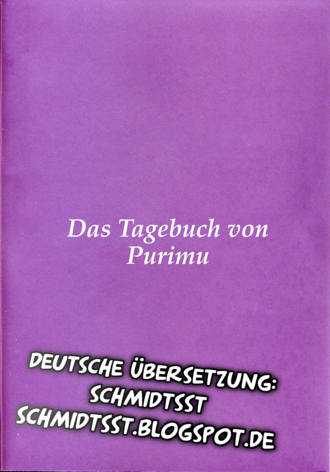 [Nico Pun Nise] Purimu no Nikki - The Diary of Purimu ~Dashichatta de Shou~ | Das Tagebuch von Purimu [German] [SchmidtSST] [笑花偽] プリムの日記 ～だしちゃったで章～ [ドイツ翻訳]