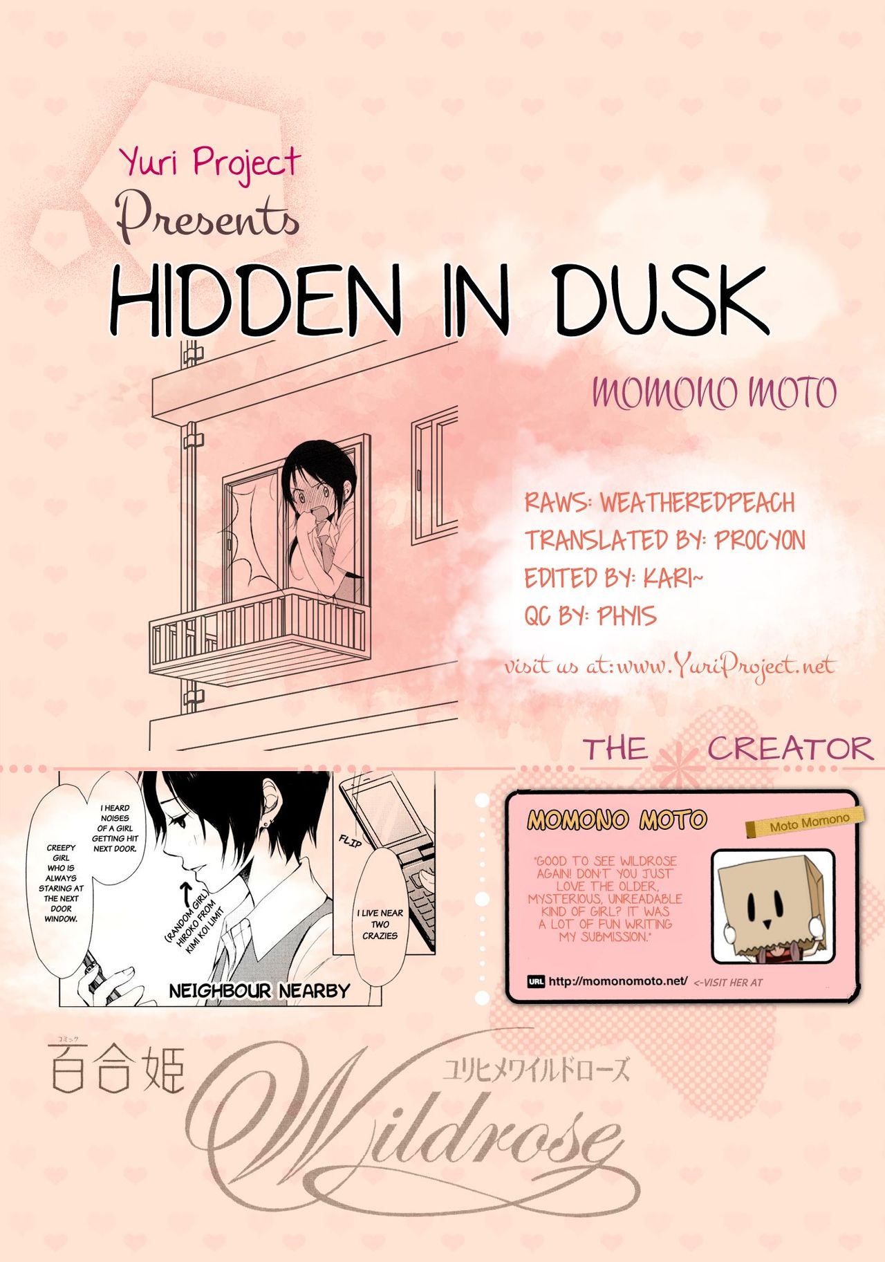 [Momono Moto] Hidden In Dusk (Yuri Hime Wildrose Vol. 7) [English] {yuriproject} 